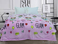 Дитячий плед велсофт 200х210 Лол