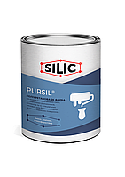 Полиуретановая двухкомпонентная краска для бетонных полов Pursil (1кг) Силик серый 7024