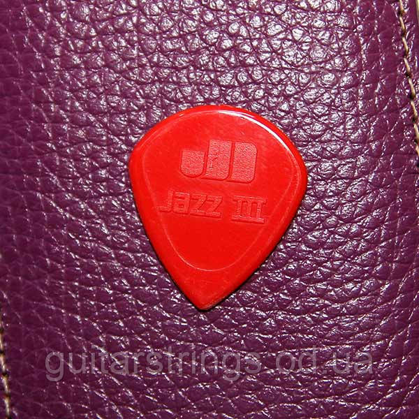 Медиатор Dunlop 47R3N Red Nylon Sharp Jazz III 1.38 mm - фото 7 - id-p254183194