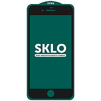Защитное стекло на Iphone SE 2020 SKLO 5D (full glue) чёрное
