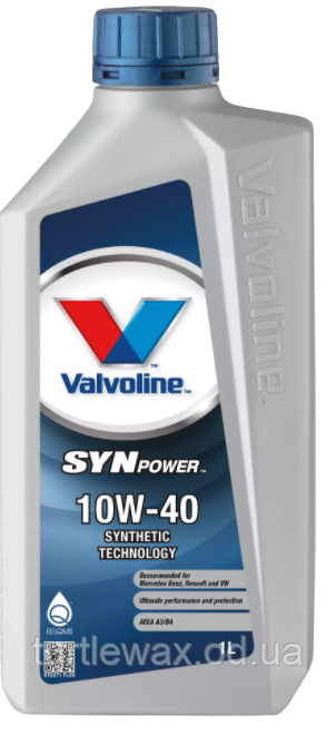 Олива моторна Valvoline Synpower 10W-40, 1л
