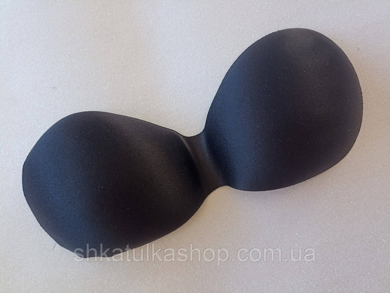 Цельные вкладыши поролоновые (чашки) для бюстгальтера с push-up черные - фото 2 - id-p1586813539