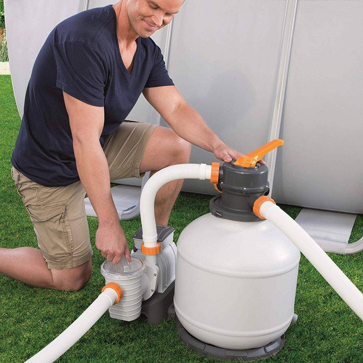 

Песочный фильтр насос Bestway 58497, 5 678 л/час, 9 кг