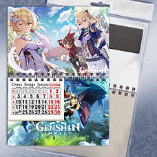 Календарі А6 Genshin Impact