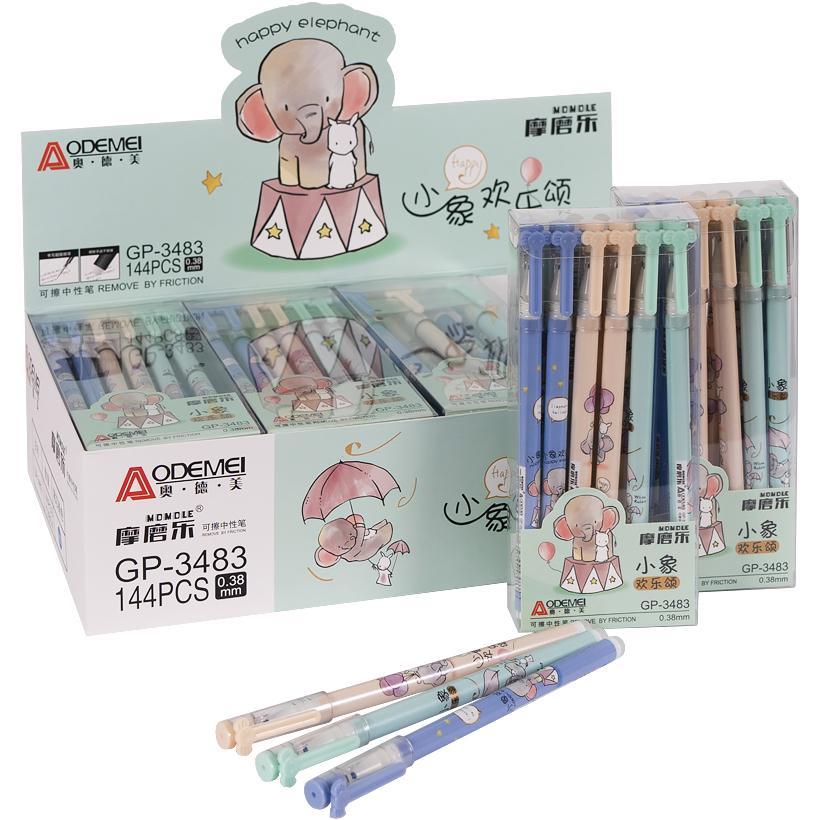 Ручка "пише-стирає" 3483D синя, фото 1