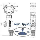 Borika FASTen Rh101 поворотно-похилий тримач вудилища та предметів Ø від 15 до 50 мм для човна, колір чорний, фото 2