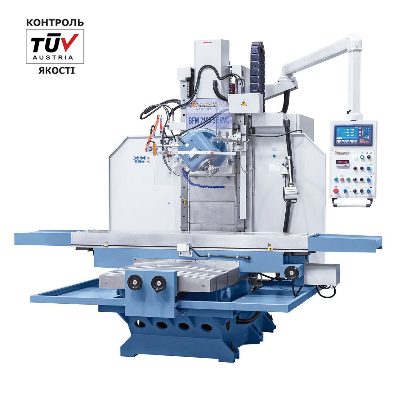 BFM 2100 Servo Фрезерний верстат з УЦІ, сервопривід Bernardo