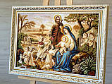 Ікона " Святе сімейство з бурштину, релігійний сюжет з бурштину Святе Сімейство, фото 2