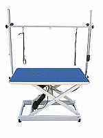 Стіл Blovi Trenc з електричним ліфтом, стіл 110 см x 60 см синій