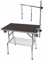 Стіл для грумінгу Blindi з колесами кошиком 95x55 см
