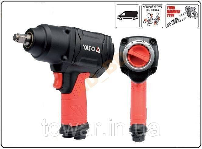 Пневматичний гайковерт YATO 1/2 YT 0953 Польща