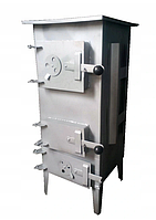 Буржуйка на дрова сталева 120 m2 на 3 цеглін 22 кг Польща 6900