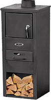 Буржуйка чавунна піч BLIST EKONOMIK LM 7kW 6893