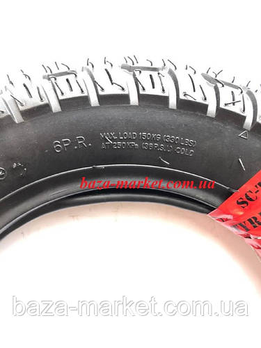 Купить Резина на скутер 3.00-10" + камера, 6PR, SC TYRE, цена 600 ...