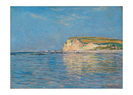 Листівка Claude Monet - Low Tide at Pourville, near Dieppe, 1882