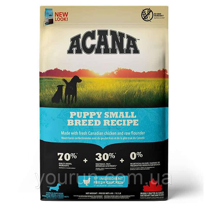 Acana (Акана) Recipe Puppy Small Breed - корм для цуценят дрібних порід 6кг
