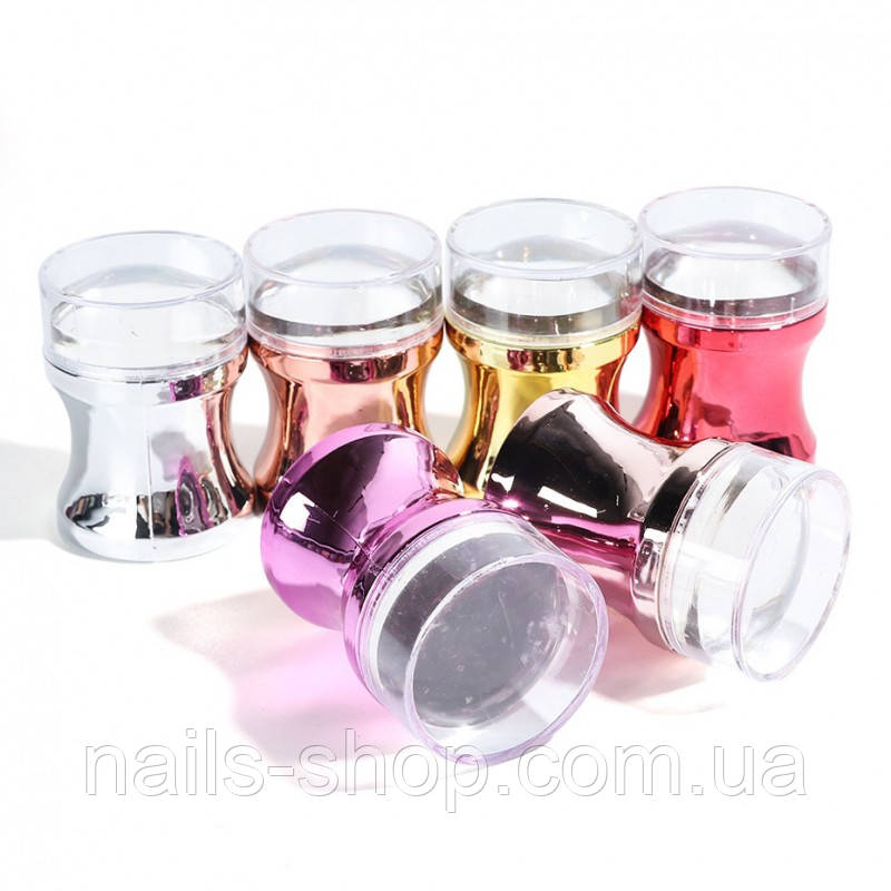 Силіконовий штамп для стемпінгу великий (різні кольори), фото 1