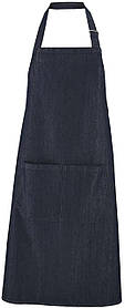 Фартух жіночий кухонний довгий джинсовий зручний щільний під нанесення принта та логотипа