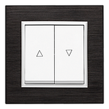 Рамка 2X горизонтальна Lumina-Intens чорна, фото 5