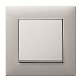 Панель подвійна для RJ12/RJ45 Lumina срібляста, фото 6