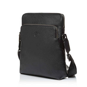 Сумка планшет чоловіча шкіряна Bags4life 6227 чорна, фото 2