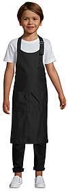 Фартух дитячий фартух із саржі з металевою пряжкою зручний щільний під нанесення принта та логотипа