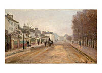 Открытка Claude Monet - Boulevard Heloise, Argenteoil, 1872