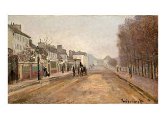 Листівка Claude Monet - Boulevard Heloise, Argenteoil, 1872