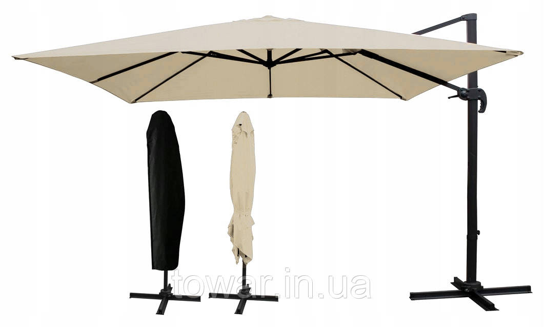 САДОВЫЙ ЗОНТ 2,5 х 2,5 м + КРЫШКА