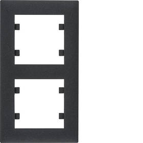 Рамка 2X вертикальна Lumina-Intens чорна