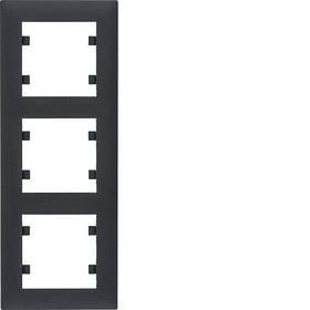 Рамка 3X вертикальна Lumina-Intens чорна
