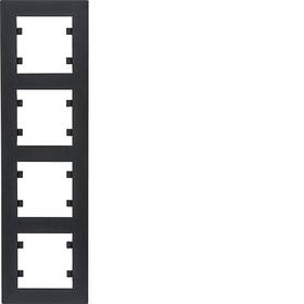 Рамка 4X вертикальна Lumina-Intens чорна