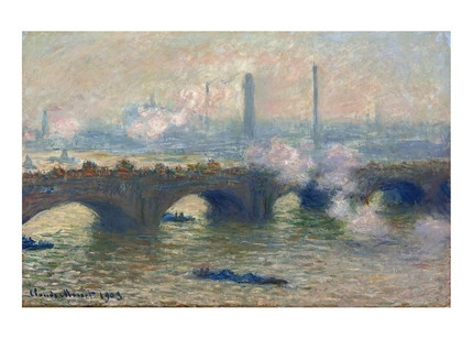 Листівка Claude Monet - Waterloo Bridge, Gray Day, 1903