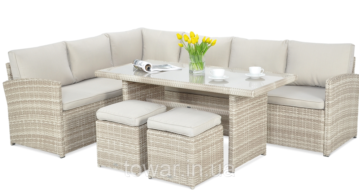 Набір садових кутових меблів Salo polyrattan corner