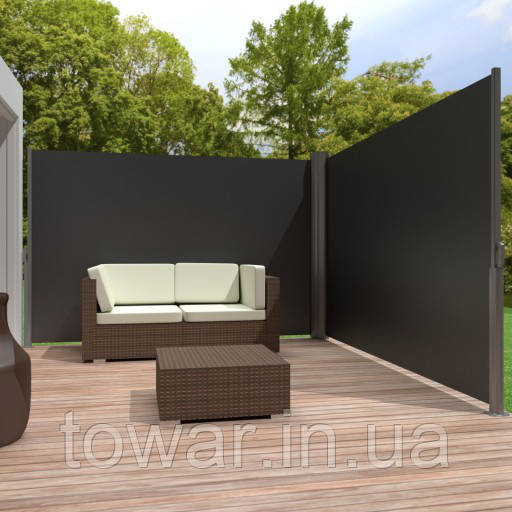 Маркиза бічна 300х300х200 см подвійна для терас