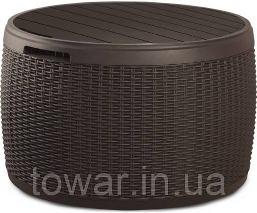 Стіл тумба-бочечка для балконів CIRCA RATTAN 140L KETER