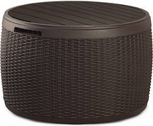 Стіл тумба-бочечка для балконів CIRCA RATTAN 140L KETER