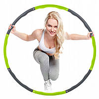 Обруч для схуднення Springos Hula Hoop 100 см 1 кг FA0069. Хулахуп, обруч (коло) для талії. Хула хуп Love&Life