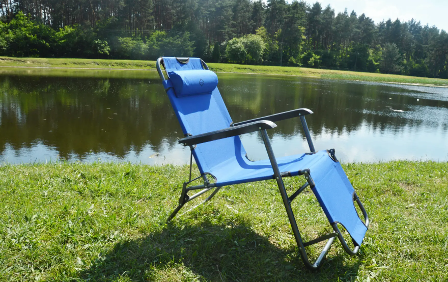Крісло Шезлонг Розкладне Садове Складане Крісло 178 60 80см, фото 1