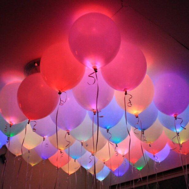 🔥 Якість! Світні повітряні Кульки зі світлодіодами для Свято