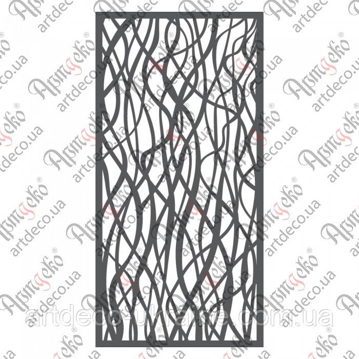 Панель декоративна, плазмова різка 2000х1000х2 Арт. 69.063, фото 1