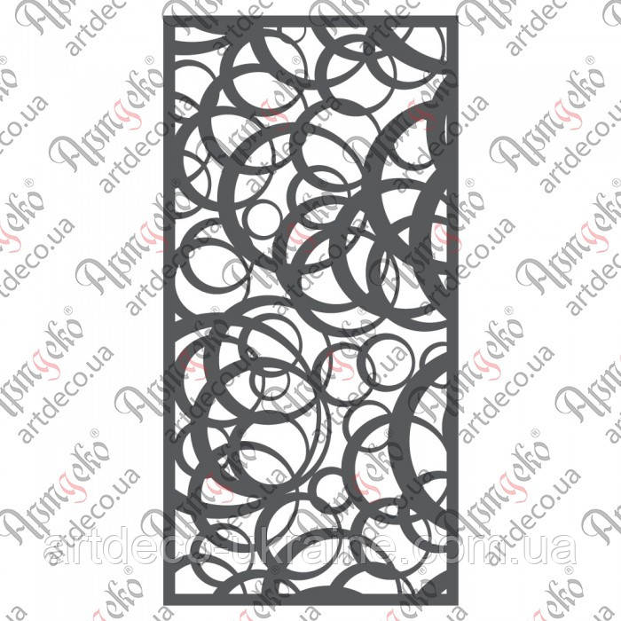 Панель декоративна, плазмова різка 2000х1000х2 Арт. 69.067, фото 1