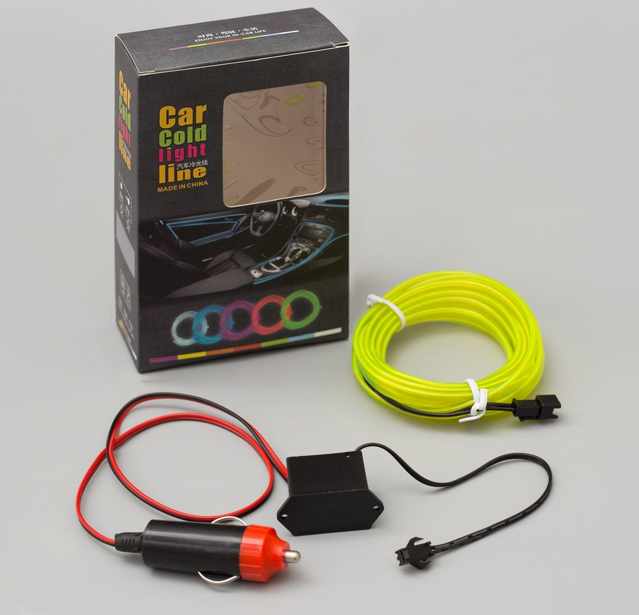 Автомобильная подсветка LED 5м. Подсветка для автомобиля CAR Cold Light Line 5м.