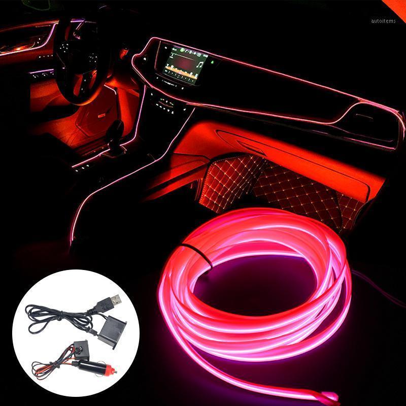 Автомобильная подсветка LED 5м. Подсветка для автомобиля CAR Cold Light Line 5м.