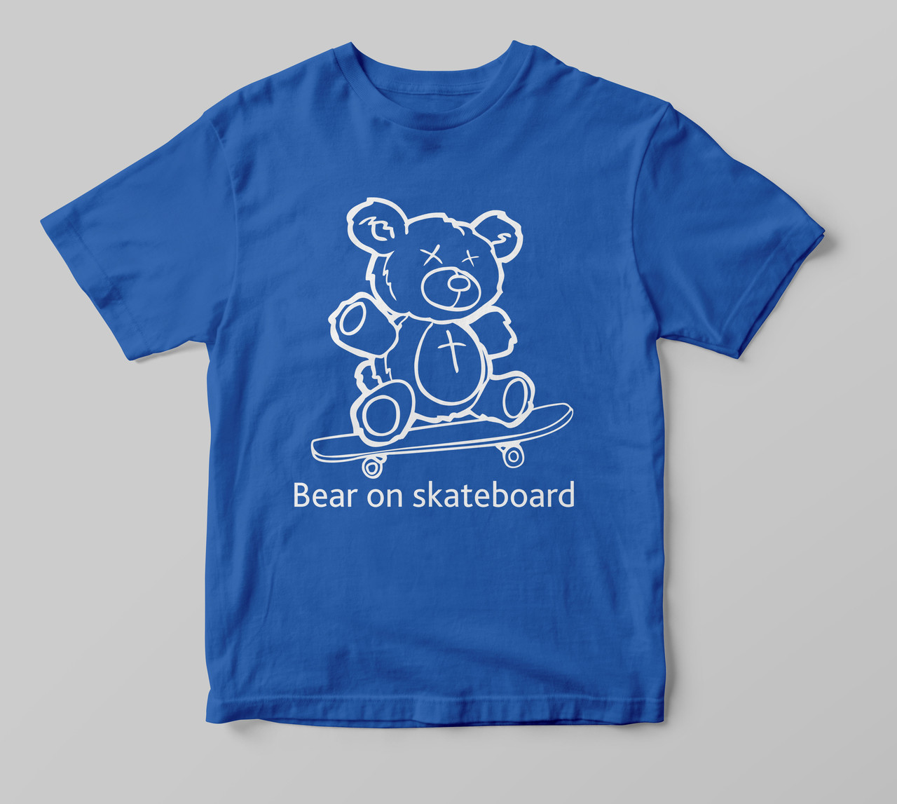 Футболка «bear on skateboard»