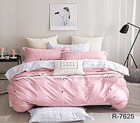 Детский Комплект постельного белья из ренфорса розовый Клетка