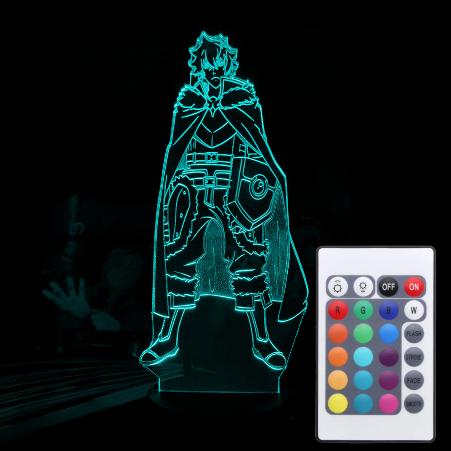 Акриловий світильник-нічник з пультом 16 кольорів Наофумі Іватані tty-n001463