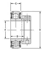 Подшипник NTN AEL206-104D1W3 RA104-206NPPB, GRA104NPPB-206, YET206-104, 561299.0