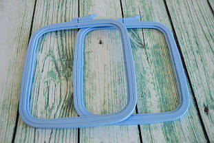 Квадратні п'яльця Nurge, 220х195мм колір - блакитний