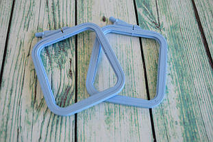 Квадратні п'яльця Nurge, 110х95мм колір - блакитний